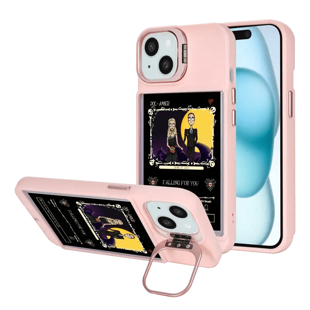 Showcase iPhone 13 case with transparent card holder, modern look