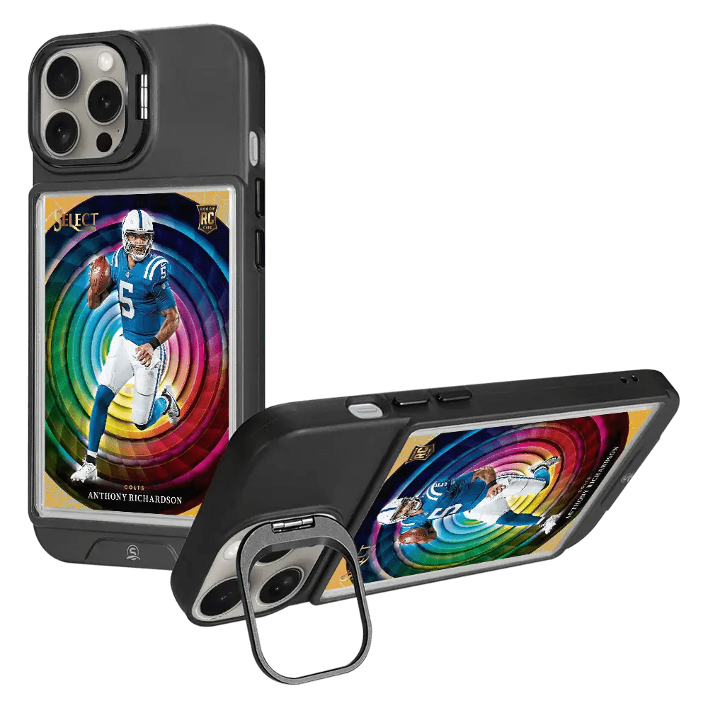Durable and shockproof iPhone 16 Pro Max phone case with a premium card slot.